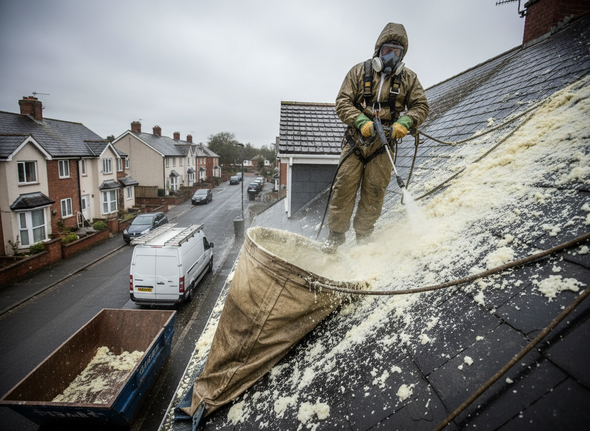 Roof Spray Foam Removal in Scunthorpe, Lincolnshire