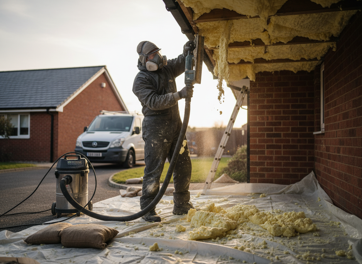 Spray Foam Removal Scunthorpe in Winterton, Lincolnshire DN15 9